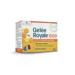 Gelée royale 1000 mg Les 3 Chênes - boîte de 20 ampoules