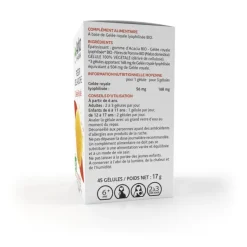 Gelée royale produits de la ruche bio Arkogélules - boîte de 45 gélules