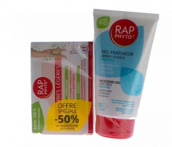 Gel fraicheur jambes légères Rap Phyto - tube de 150 ml + offre spéciale -50% sur le complément alimentaire