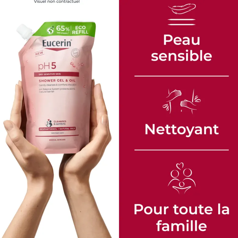 Gel-huile de douche pH5 Eucerin