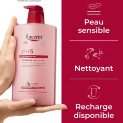 Gel-huile de douche pH5 Eucerin