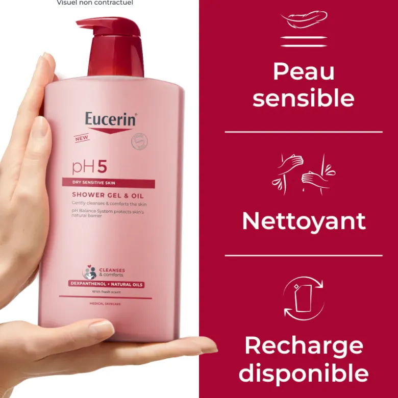 Gel-huile de douche pH5 Eucerin