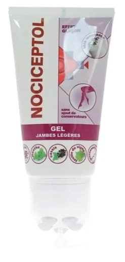 Gel jambes légères Nociceptol - tube avec tête massante de 150ml