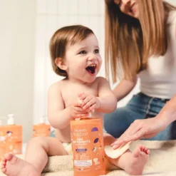 Gel lavant bébé bio peaux sensibles corps et cheveux Mon premier Beauterra - flacon-pompe de 750ml