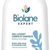 Gel lavant corps et cheveux Biolane Expert - flacon-pompe de 500 ml