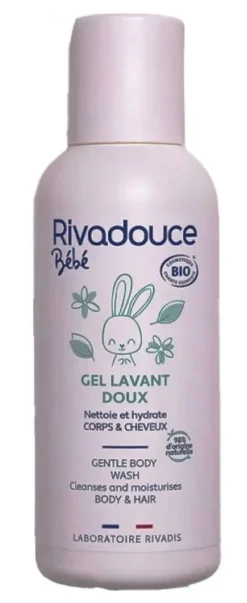 Gel lavant doux bio Rivadouce - flacon de 90ml