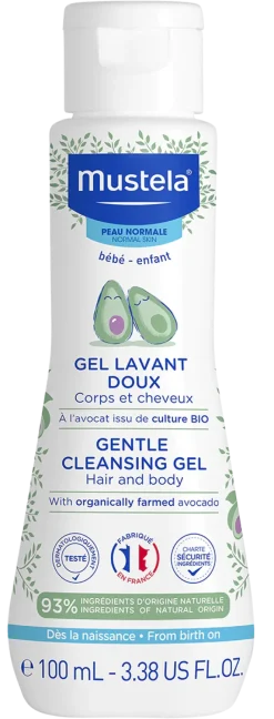 Gel lavant doux corps et cheveux Mustela