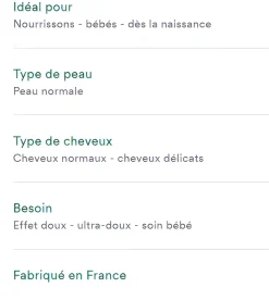 Gel lavant doux Klorane Bébé
