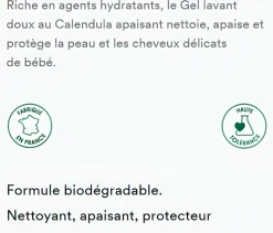 Gel lavant doux Klorane Bébé
