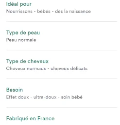 Gel lavant doux Klorane Bébé