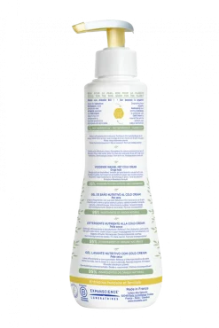 Gel lavant nourrissant corps et cheveux Mustela - flacon-pompe de 300 ml