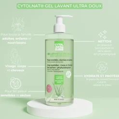 Gel lavant ultra doux Cytolnat - flacon-pompe de 500ml