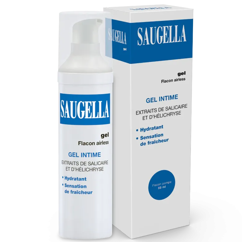 Gel lubrifiant Saugella - flacon-pompe de 50 ml
