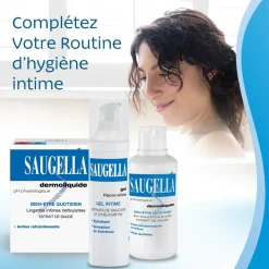 Gel lubrifiant Saugella - flacon-pompe de 50 ml
