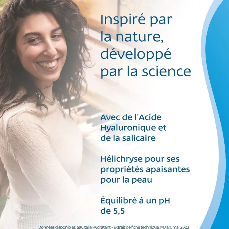 Gel lubrifiant Saugella - flacon-pompe de 50 ml