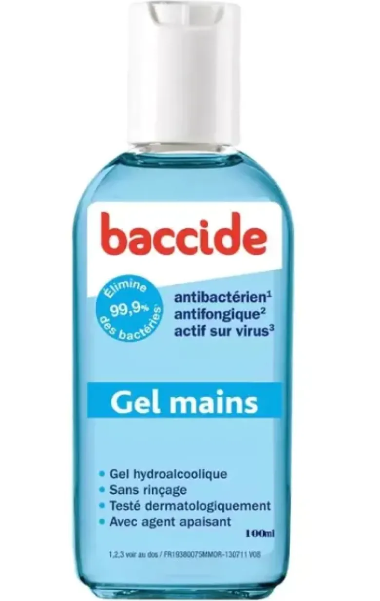 Gel mains anti-bactérien Baccide Cooper - flacon de 100 ml