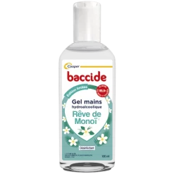 Gel mains hydroalcoolique rêve de monoï Baccide - flacon de 100ml