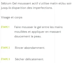 Gel moussant actif peeling Sébium Bioderma - tube de 200ml