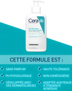 Gel moussant anti-imperfections Cerave