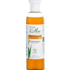 Gel nettoyant et démaquillant Bio Pur Aloé - flacon de 250 ml