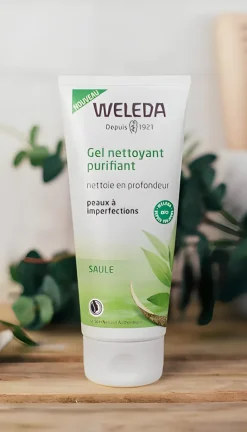 Gel Nettoyant Purifiant peaux à imperfections Weleda - tube de 100 ml