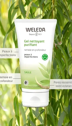 Gel Nettoyant Purifiant peaux à imperfections Weleda - tube de 100 ml