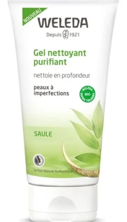 Gel Nettoyant Purifiant peaux à imperfections Weleda - tube de 100 ml