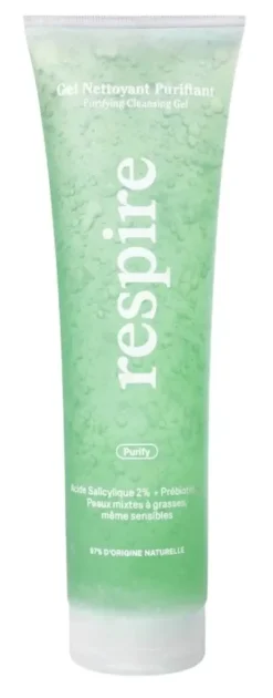 Gel nettoyant purifiant Respire - tube de 140ml