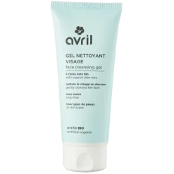 Gel nettoyant visage bio Avril - tube de 100 ml