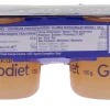Gelodiet Eau gélifiée saveur fruits du verger Delical - lot de 4 pots de 120g