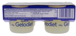 Gelodiet Eau gélifiée saveur pomme Delical - lot de 4 pots de 120g