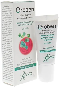 Gel oral oroben plaies de la bouche Aboca - tube de 15 ml