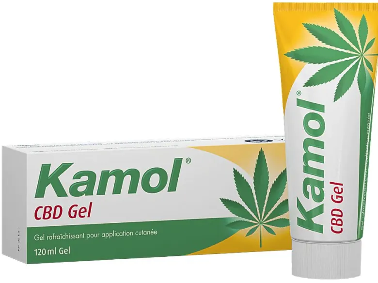 Gel rafraîchissant Kamol CBD - tube de 120ml