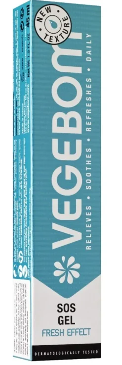 Gel secours effet frais Vegebom - tube de 45 ml