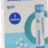Gelsemium 9CH granules Boiron – 3 tubes de 4 g