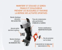 Genouillère Physiostrap Sport Epitact – taille S, 1 unité