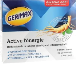 Gerimax active l'énergie