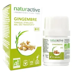 Gingembre Bio Naturactive - boîte de 30 gélules