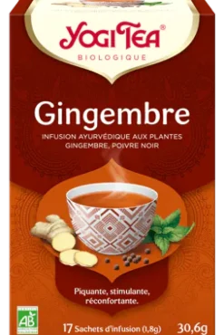 Gingembre BIO Yogi Tea - boite de 17 sachets
