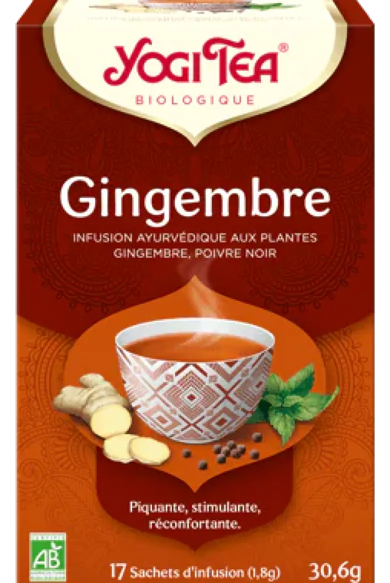 Gingembre BIO Yogi Tea - boite de 17 sachets