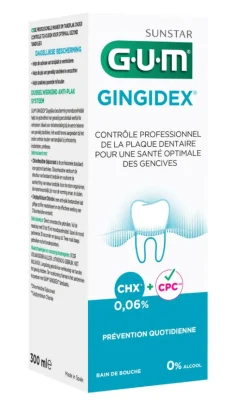 Gingidex Bain de bouche prévention quotidienne Gum - flacon de 300ml