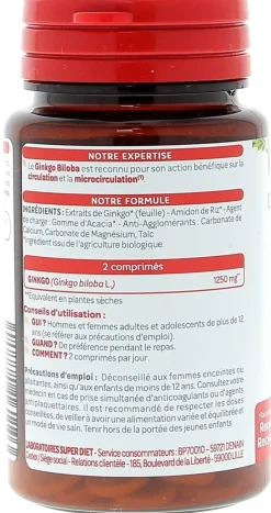 Ginkgo biloba bio Super Diet