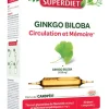 Ginkgo Biloba Super Diet - boite de 20 ampoules de 10ml