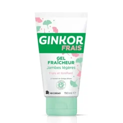 Ginkor gel fraîcheur intense Bouchara – jambes légères, tube 150 ml