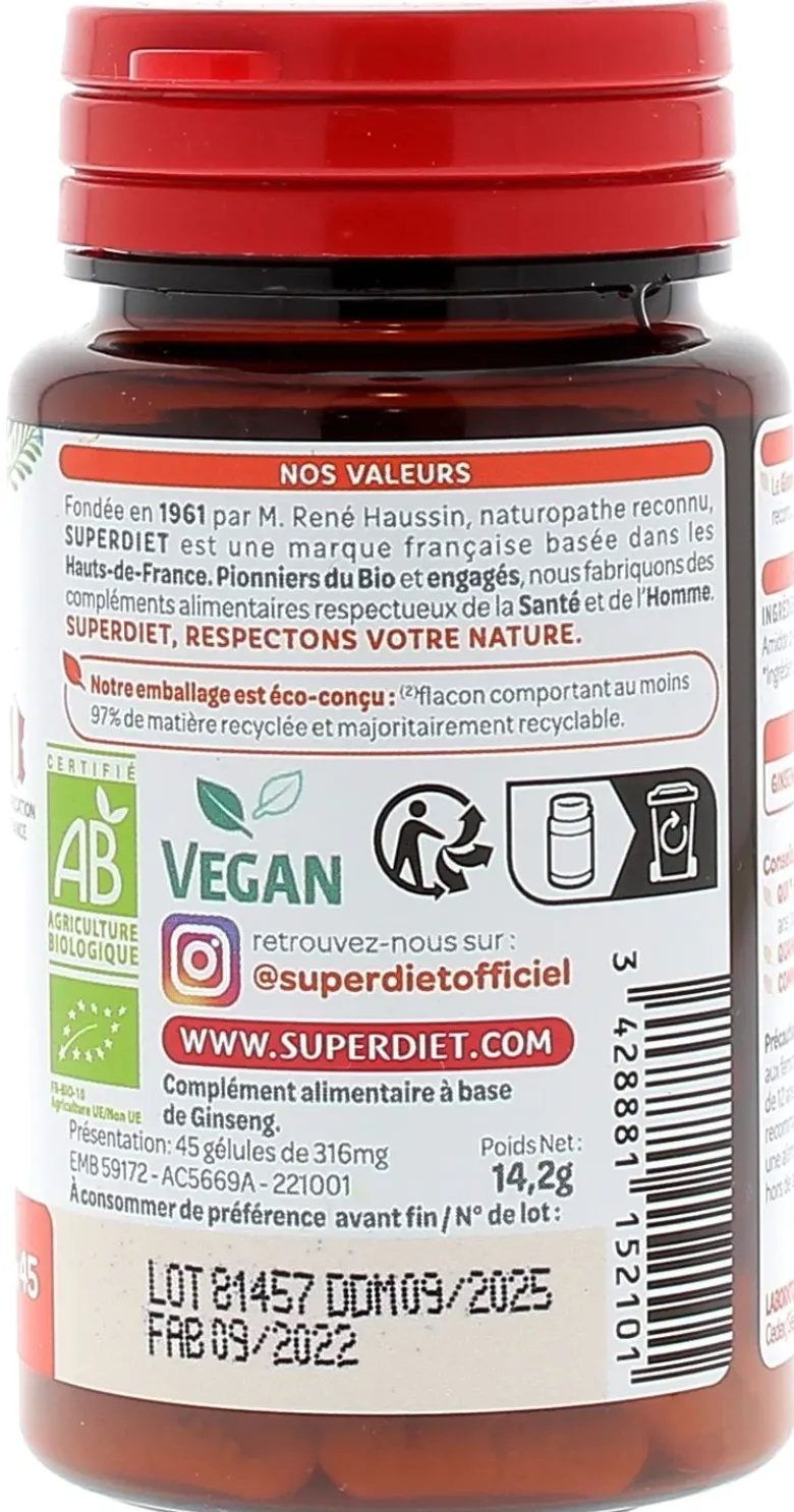 Ginseng bio Super Diet