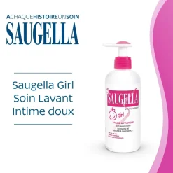 Girl émulsion lavante douce Saugella