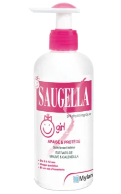 Girl émulsion lavante douce Saugella