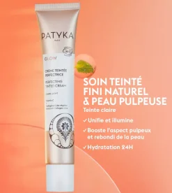 Glow crème teintée perfectrice Patyka - tube de 40ml