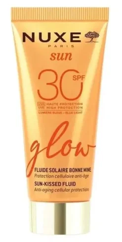 Glow fluide solaire bonne mine SPF30 Nuxe Sun - tube de 40ml