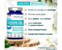Glucosamine 1500mg Granions - pot de 90 comprimés